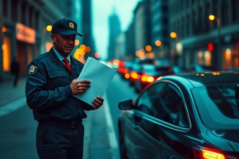 Courier driver Marcus T. beside the 2019 Nissan Altima