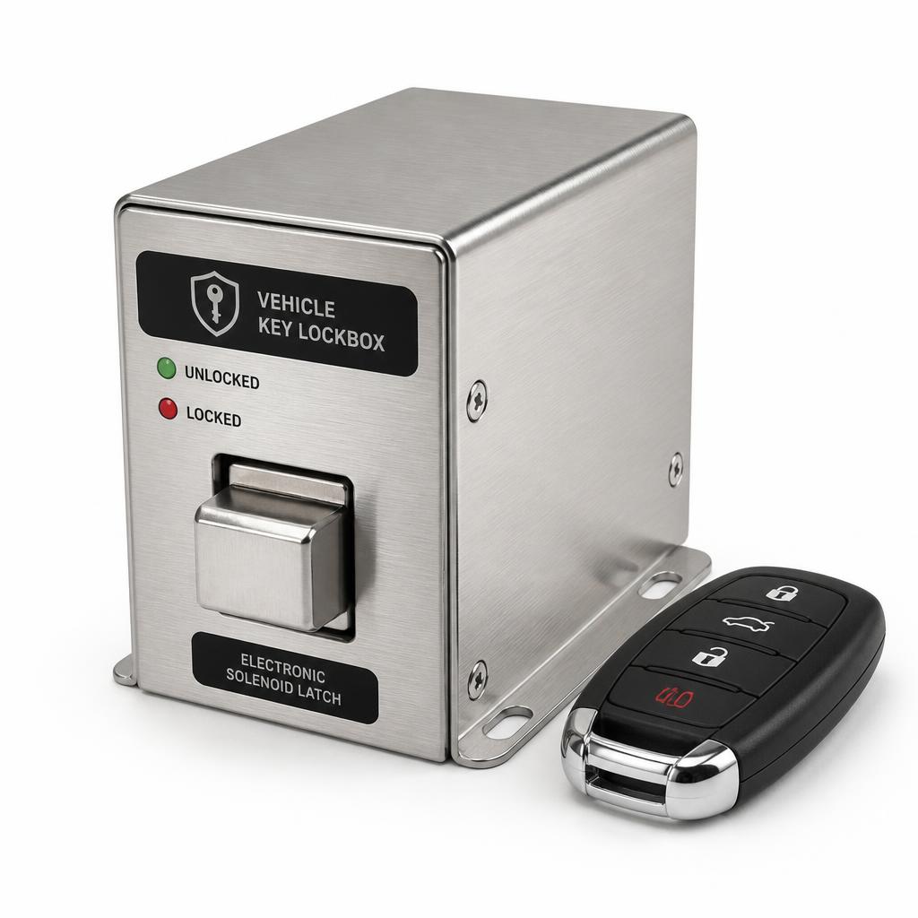 Steel key lockbox